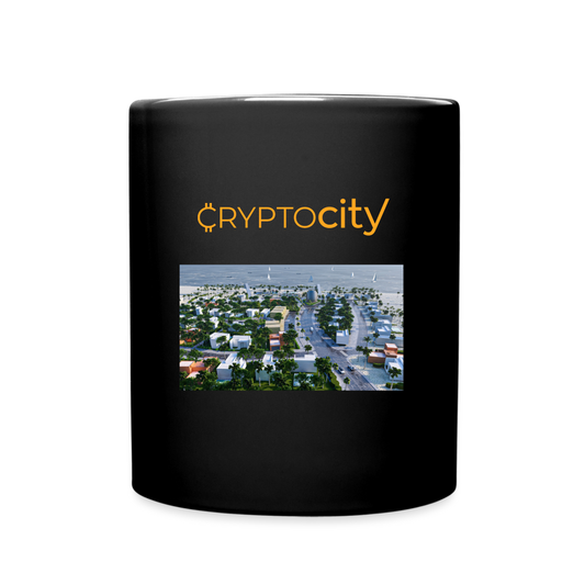 Tasse Crypto City - Schwarz