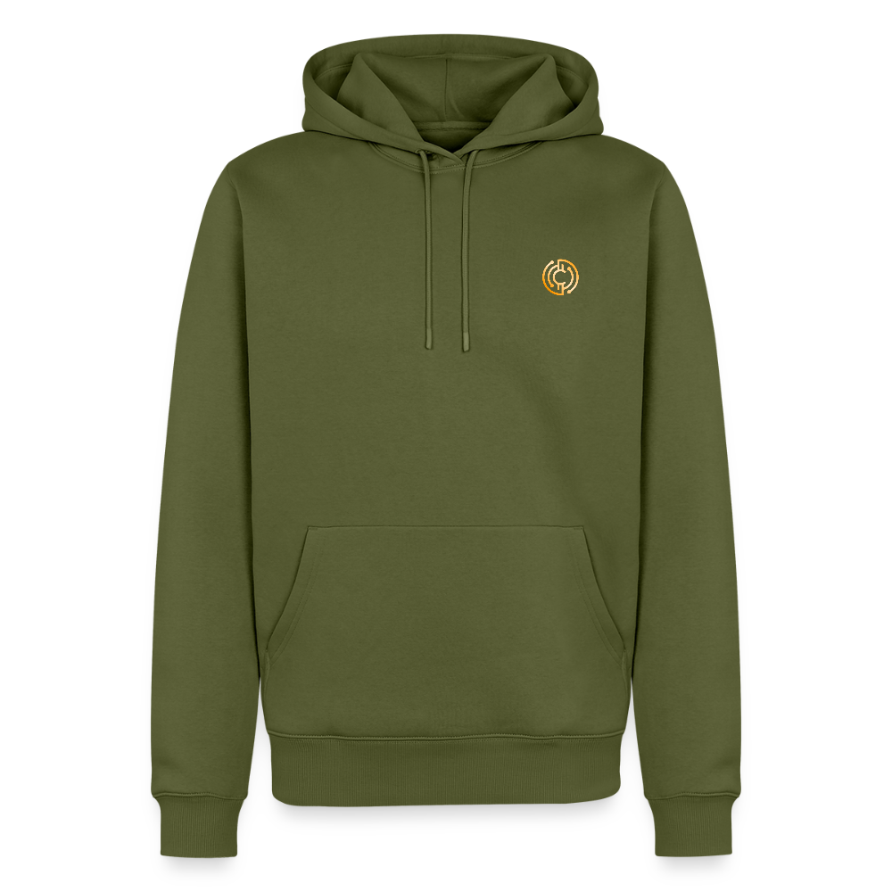 Männer Premium Hoodie Logo - Khaki