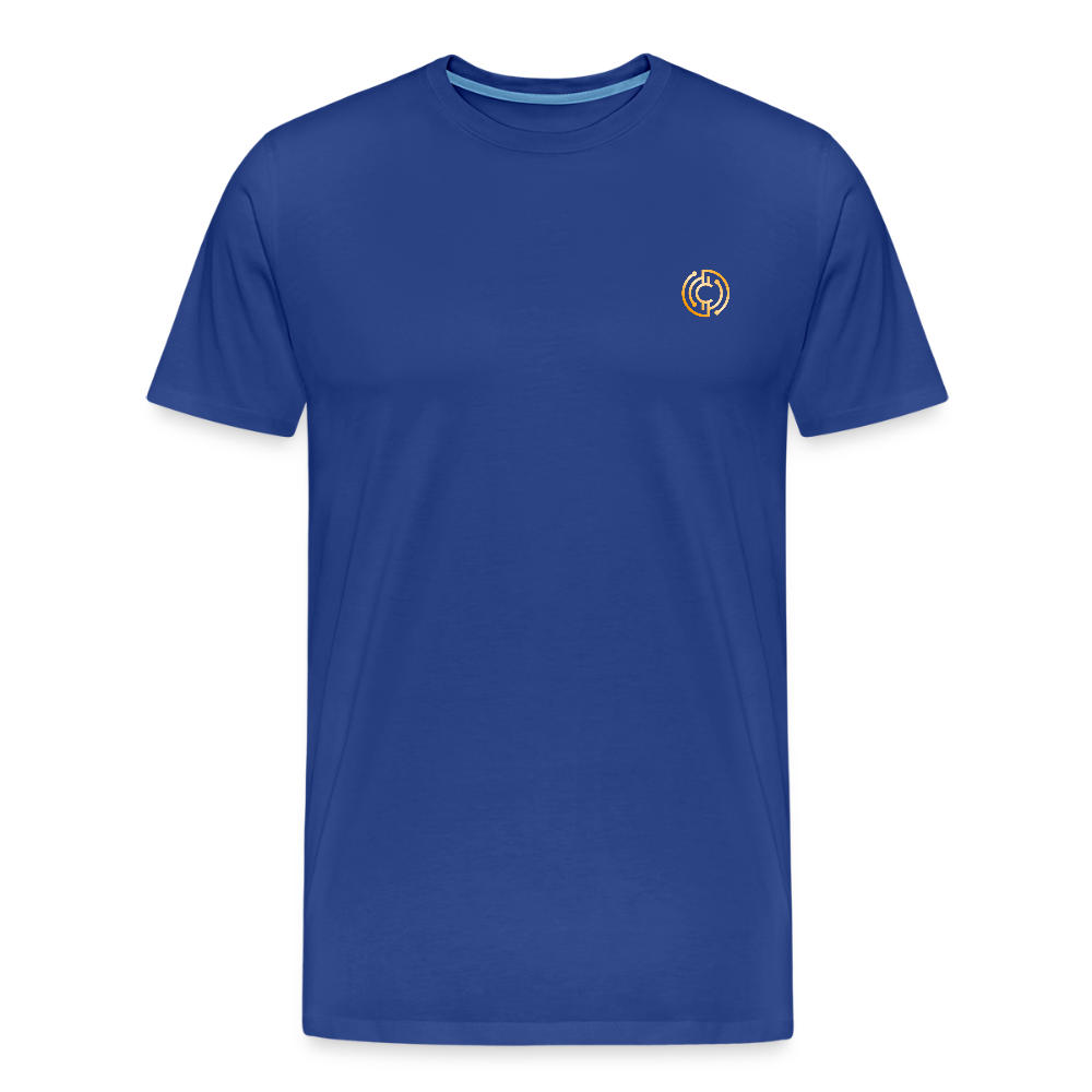 Männer Premium T-Shirt The City + Logo - Königsblau