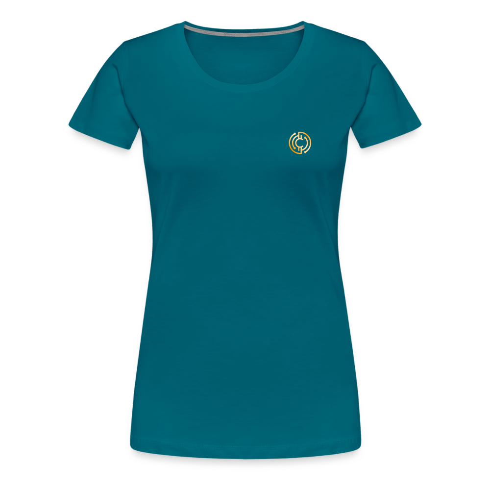 Frauen Premium T-Shirt The City + Logo - Divablau
