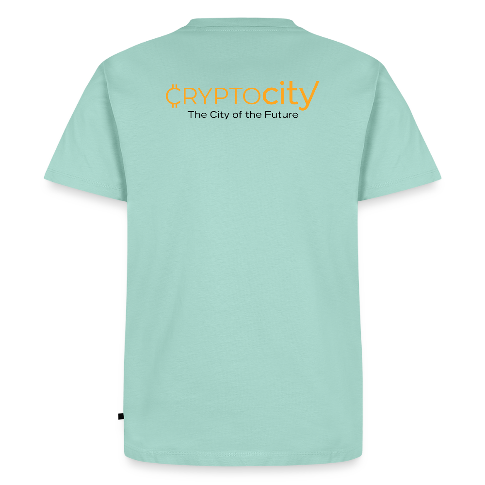 Männer Premium T-Shirt The City + Logo - Mint 