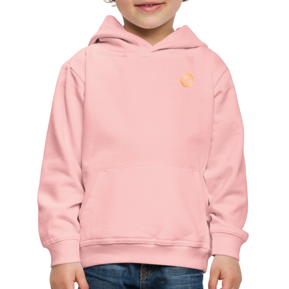 Kinder Premium Hoodie Logo - Kristallrosa