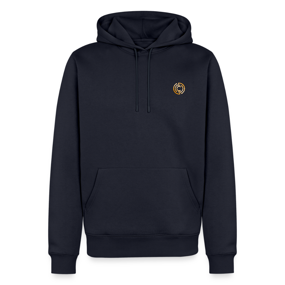 Männer Premium Hoodie Logo - Navy