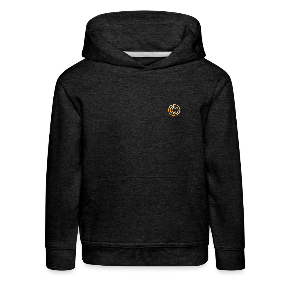 Kinder Premium Hoodie The City + Logo - Anthrazit