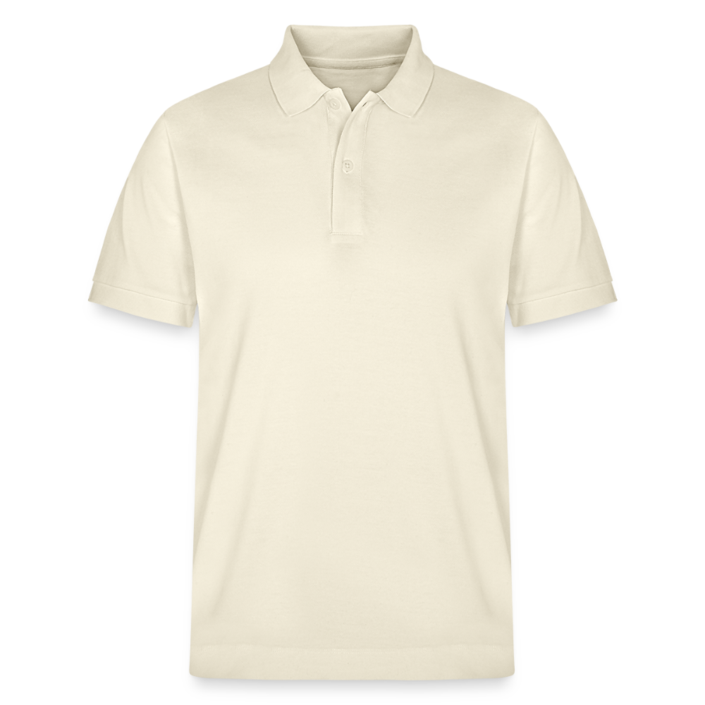 Herren Bio-Poloshirt The City of the Future - Weißgrau