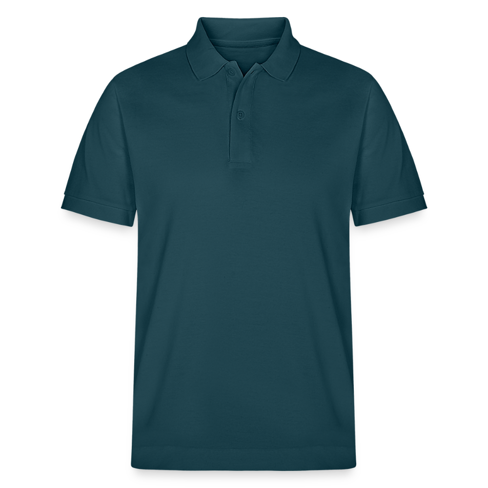 Herren Bio-Poloshirt The City of the Future - Dunkles Petrol
