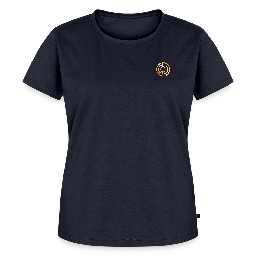 Frauen Premium T-Shirt Logo - Navy