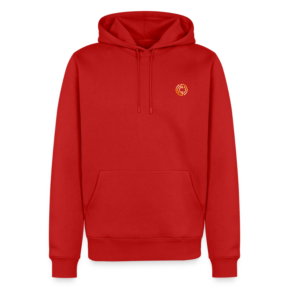 Männer Premium Hoodie Logo - Rot