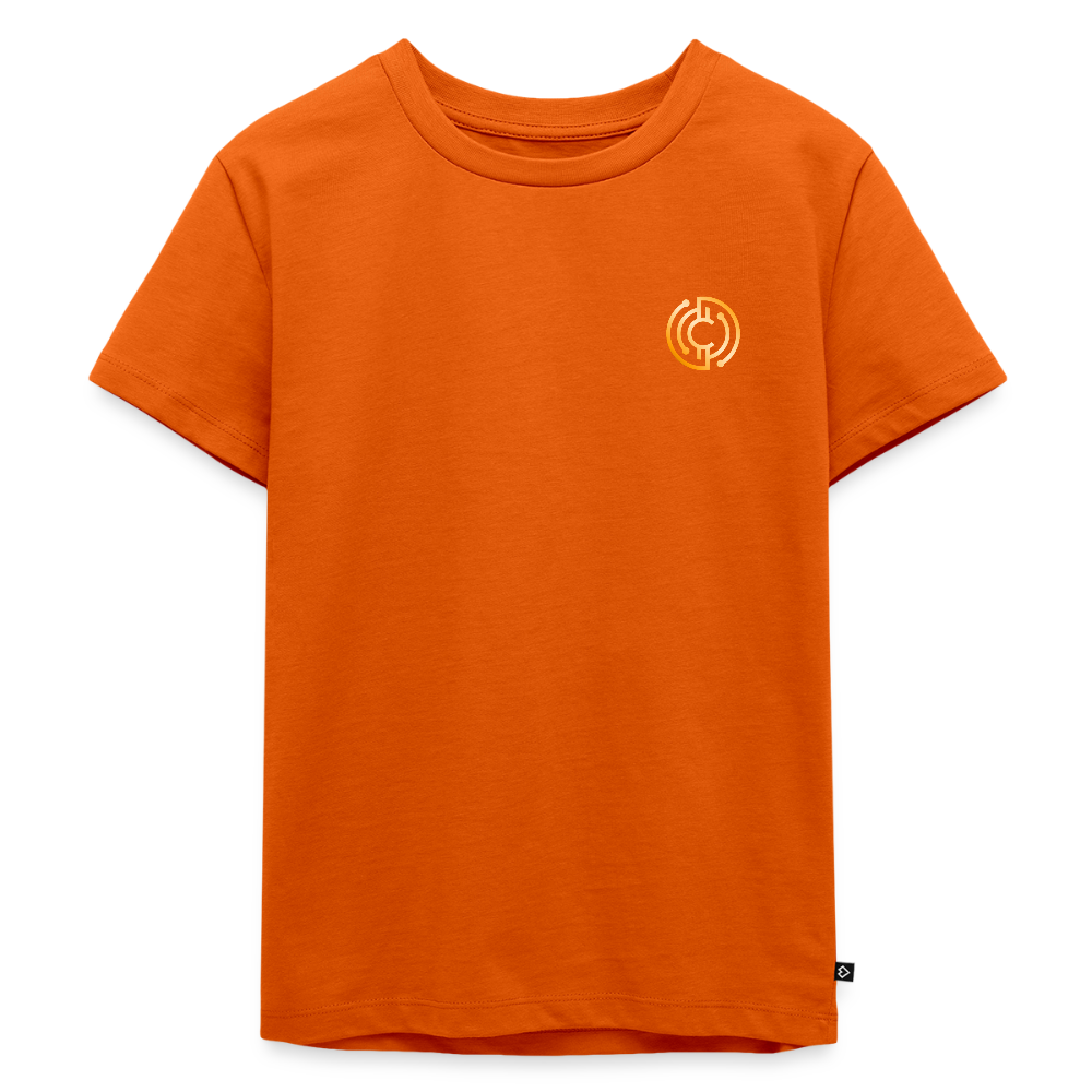 Kinder Premium T-Shirt Logo - Orange 
