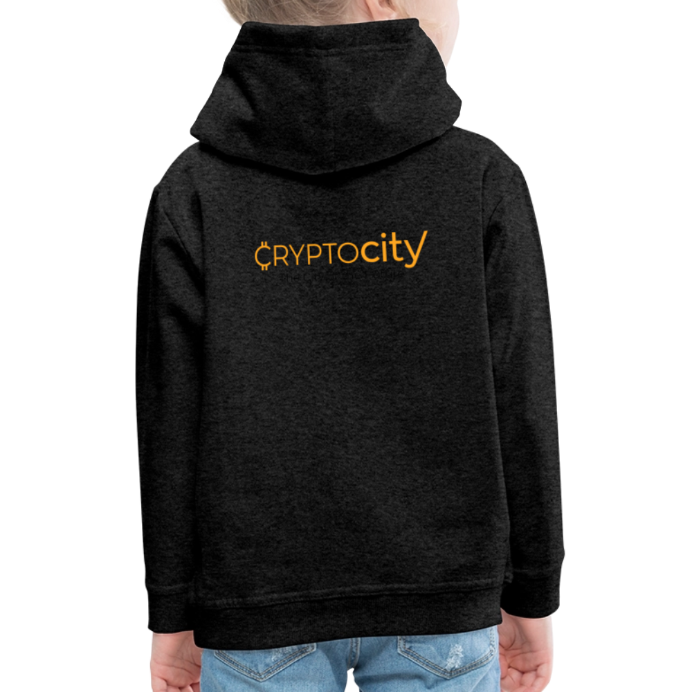 Kinder Premium Hoodie The City + Logo - Anthrazit