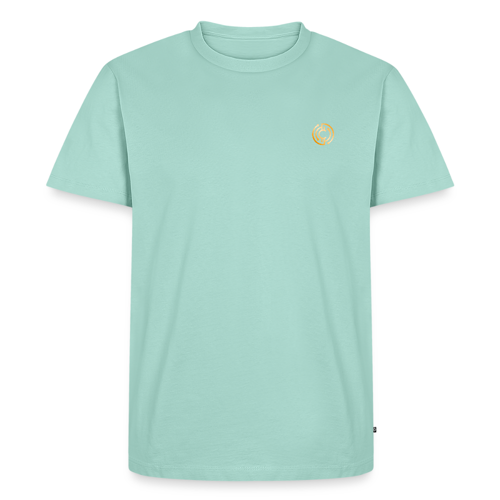 Männer Premium T-Shirt The City + Logo - Mint 