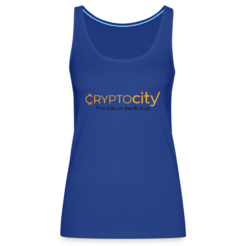 Frauen Premium Tank Top The City of the Future - Königsblau