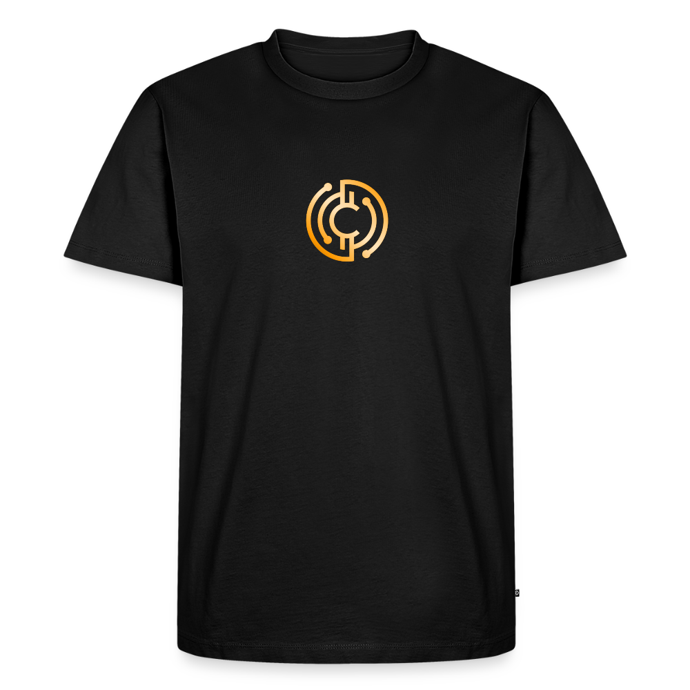 Männer Premium T-Shirt Logo - Iron Man Edition - Schwarz