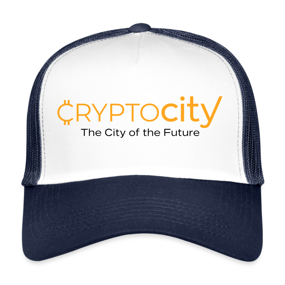 Trucker Cap The City of the Future - Weiß/Navy