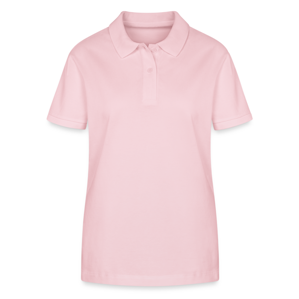 Frauen Bio-Poloshirt The City of the Future - Hellrosa