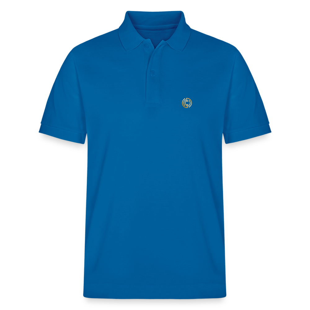 Bio-Poloshirt Herren The City + Logo - Königsblau