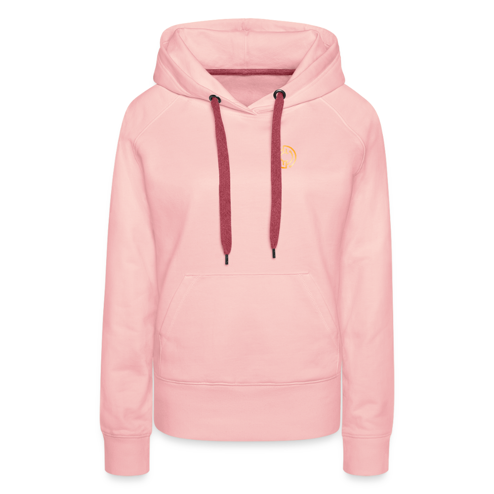 Frauen Premium Hoodie Logo - Kristallrosa