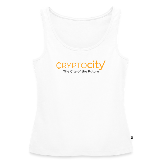 Frauen Premium Tank Top The City of the Future - Weiß