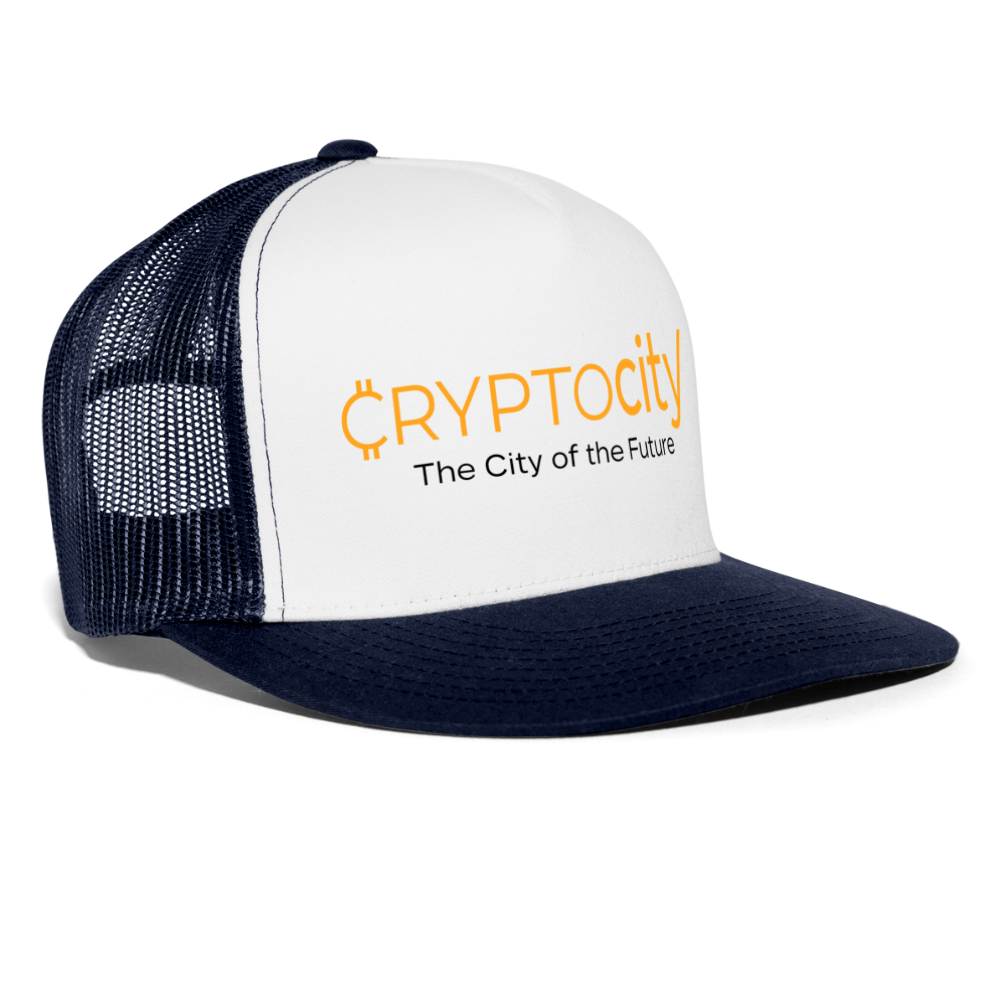 Trucker Cap The City of the Future - Weiß/Navy