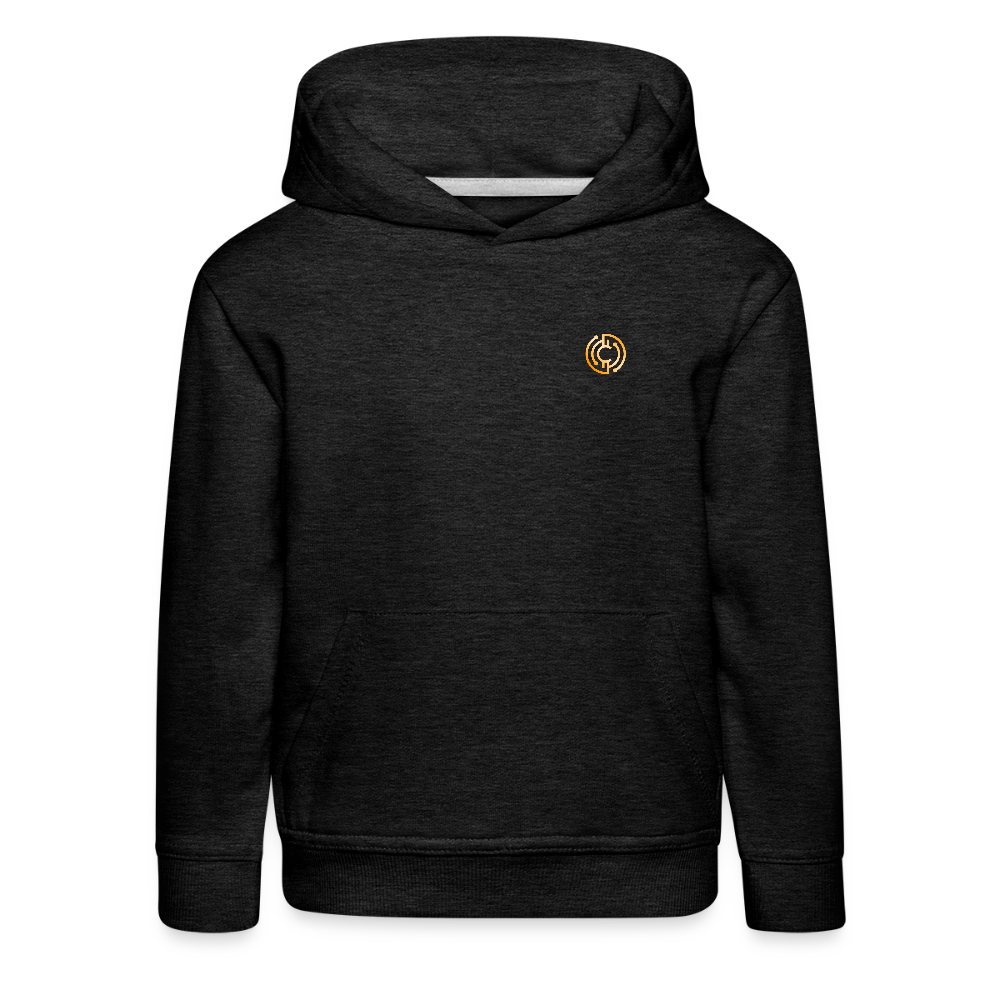 Kinder Premium Hoodie Logo - Anthrazit