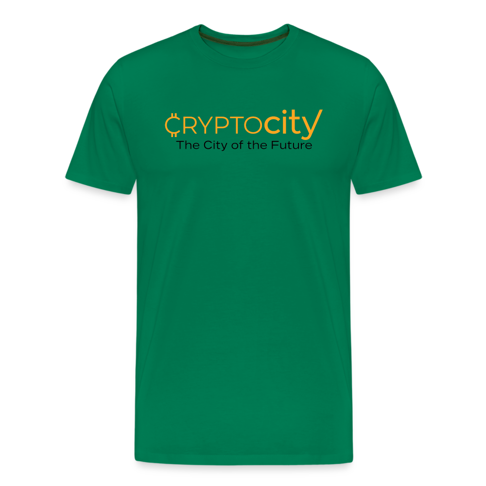 Männer Premium T-Shirt City of the Future - Kelly Green