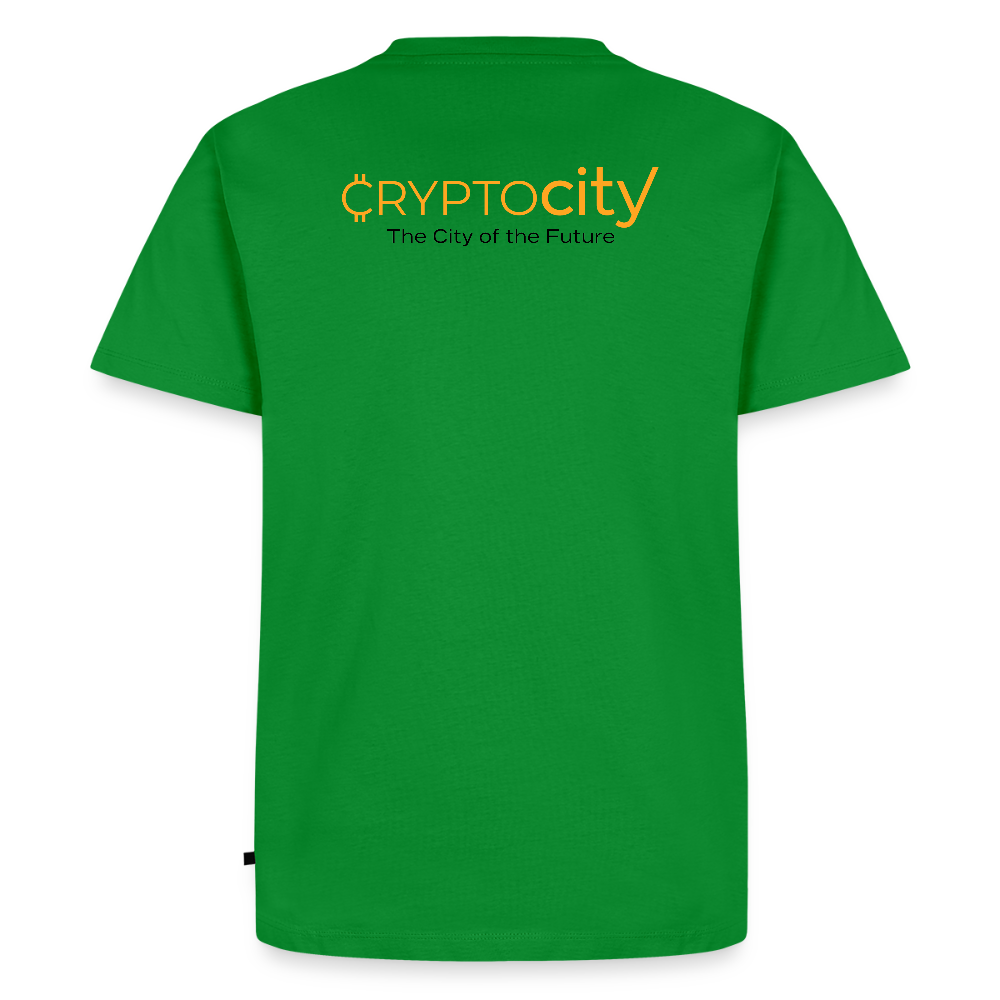 Männer Premium T-Shirt The City + Logo - Grün