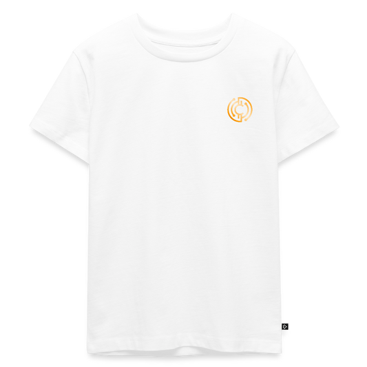 Kinder Premium T-Shirt The City + Logo - Weiß