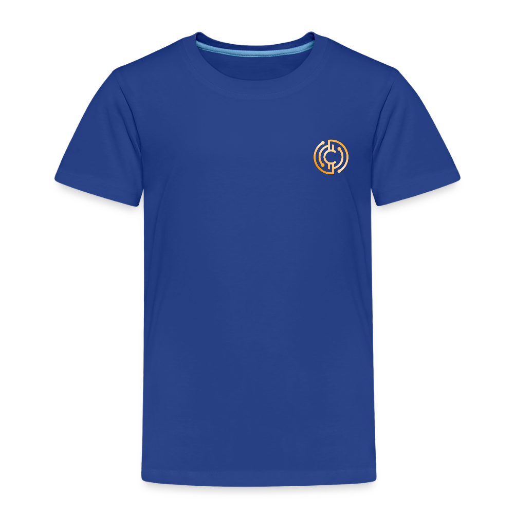 Kinder Premium T-Shirt Logo - Königsblau