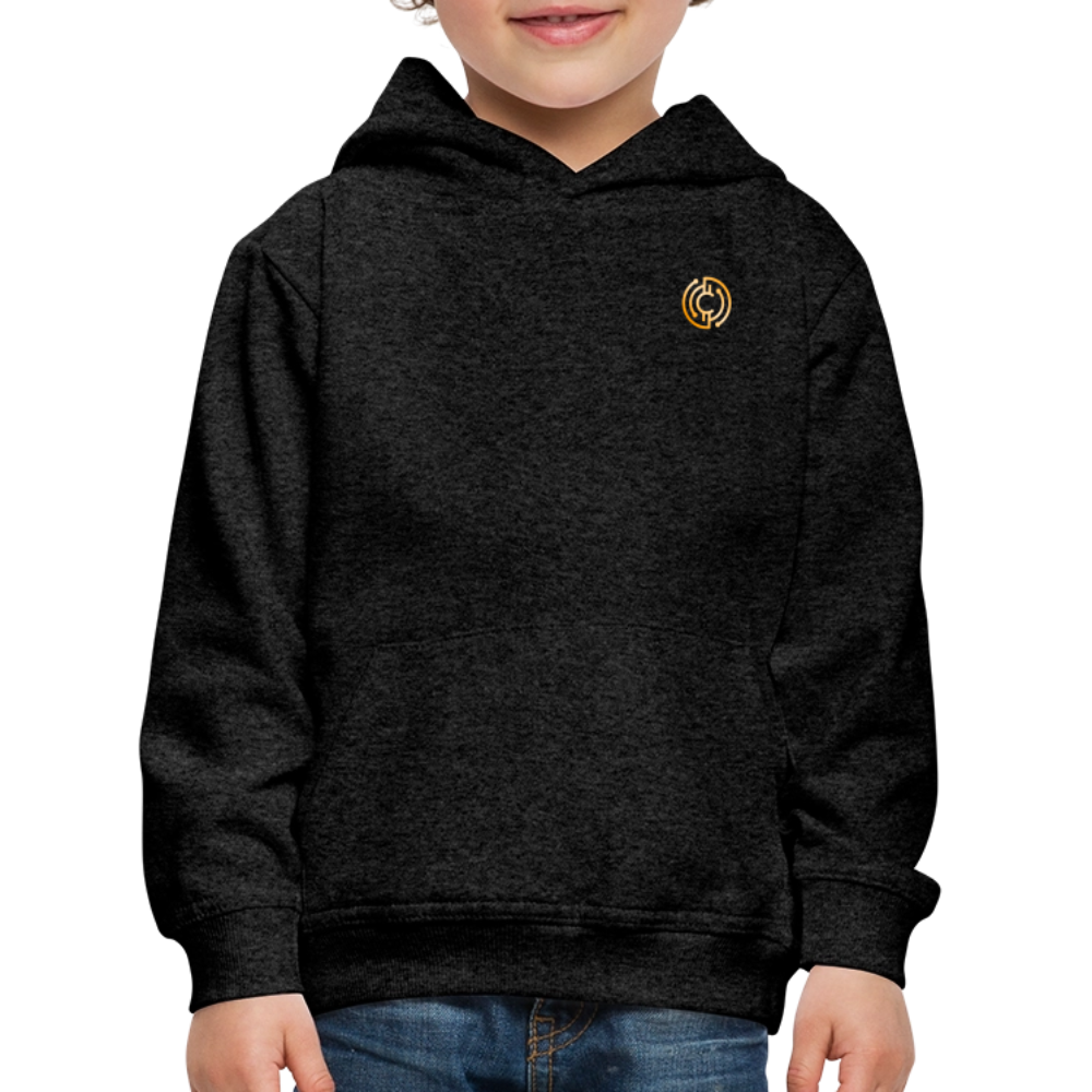 Kinder Premium Hoodie Logo - Anthrazit