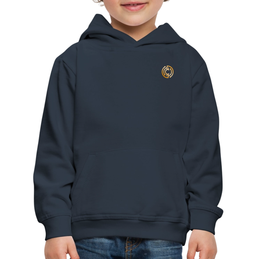 Kinder Premium Hoodie Logo - Navy