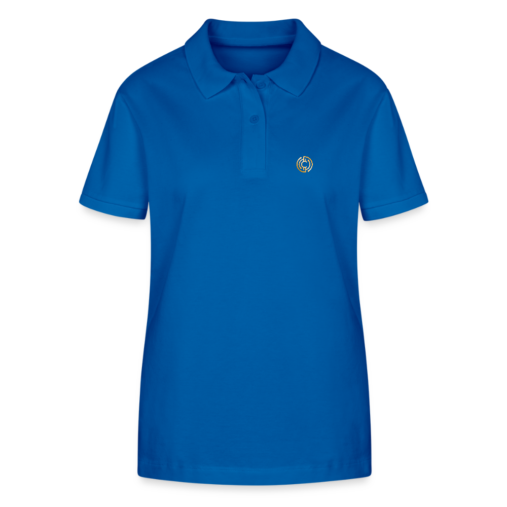 Frauen Bio-Poloshirt Logo - Königsblau