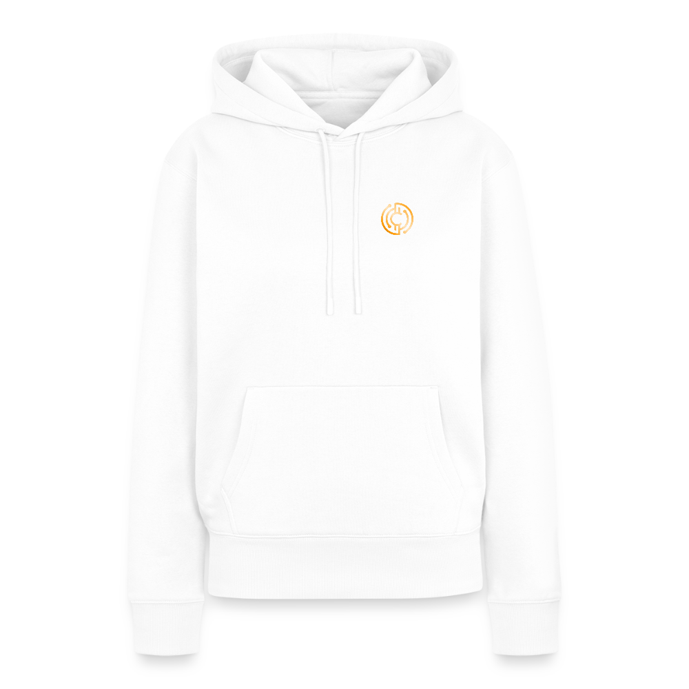 Frauen Premium Hoodie Logo - Weiß